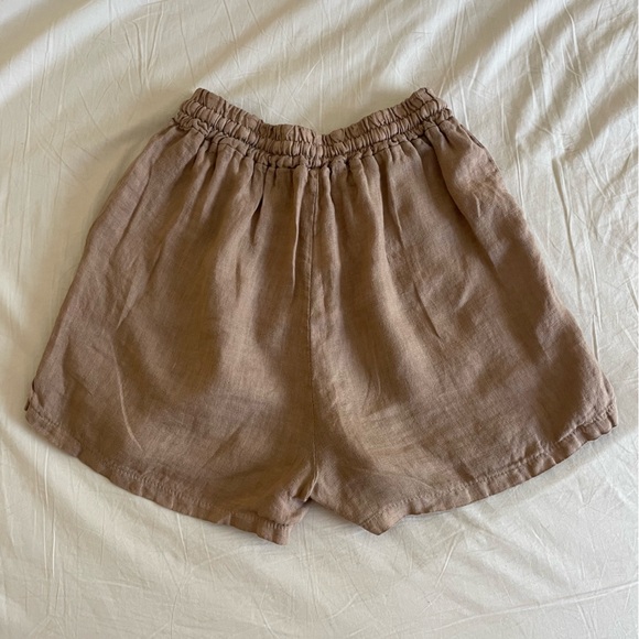 Beachwood Baby Linen Seashell Shorts - Picture 2 of 4